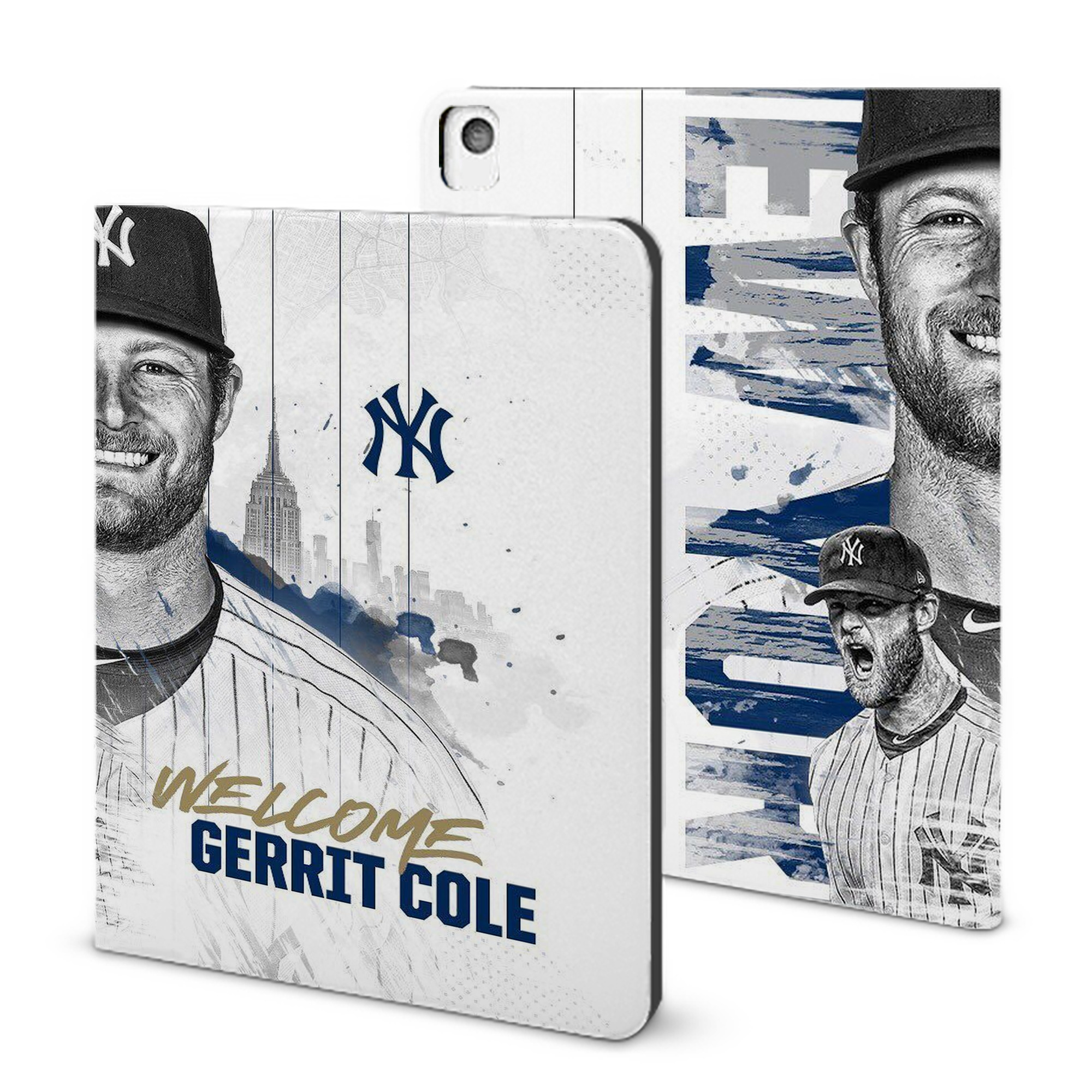 Gerrit Cole 26 IPad Book-Style Case With Pencil Slot – Slim PU & TPU Cover – Full Protection, Precise Fit, Water & Scratch Resistant